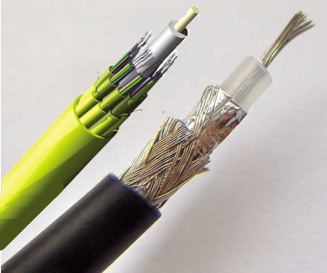 Cable and Fiber Cables Cut